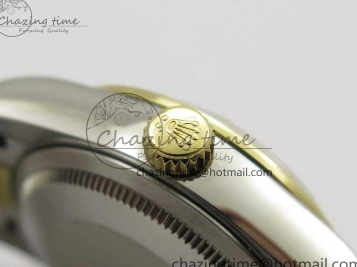 MiroTime 0203 WaterResistant Datejust 31mm 278273 SS YG BP Maker Best Edition Black Sticks Markers Dial on SS YG Oyster Bracelet 2718